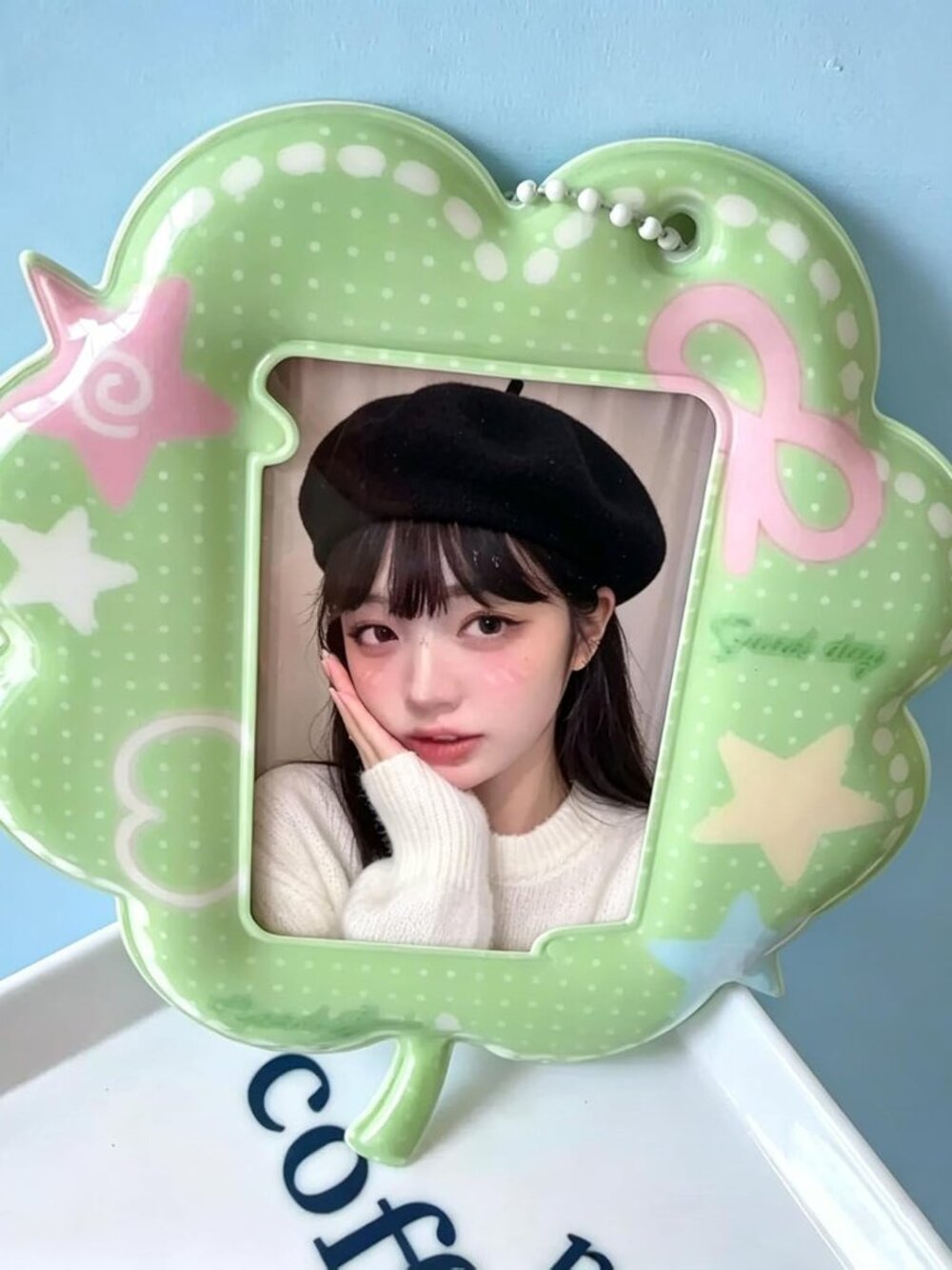 Clover Photocard Holder with Chain